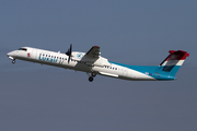 Luxair Bombardier DHC-8-402Q (LX-LGH) at  Hamburg - Fuhlsbuettel (Helmut Schmidt), Germany