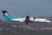 Luxair Bombardier DHC-8-402Q (LX-LGM) at  Calvi – Sainte-Catherine, France