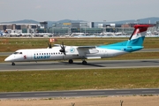 Luxair Bombardier DHC-8-402Q (LX-LGM) at  Frankfurt am Main, Germany