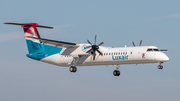 Luxair Bombardier DHC-8-402Q (LX-LGM) at  Hamburg - Fuhlsbuettel (Helmut Schmidt), Germany