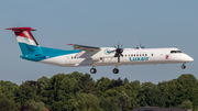 Luxair Bombardier DHC-8-402Q (LX-LGM) at  Hamburg - Fuhlsbuettel (Helmut Schmidt), Germany