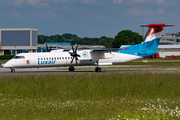 Luxair Bombardier DHC-8-402Q (LX-LGM) at  Hamburg - Fuhlsbuettel (Helmut Schmidt), Germany