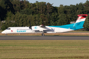 Luxair Bombardier DHC-8-402Q (LX-LGM) at  Hamburg - Fuhlsbuettel (Helmut Schmidt), Germany