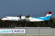 Luxair Bombardier DHC-8-402Q (LX-LGM) at  Luxembourg - Findel, Luxembourg