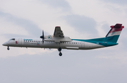 Luxair Bombardier DHC-8-402Q (LX-LGN) at  Hamburg - Fuhlsbuettel (Helmut Schmidt), Germany