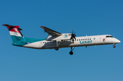 Luxair Bombardier DHC-8-402Q (LX-LGN) at  Hamburg - Fuhlsbuettel (Helmut Schmidt), Germany