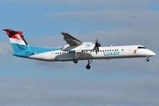 Luxair Bombardier DHC-8-402Q (LX-LGN) at  Hamburg - Fuhlsbuettel (Helmut Schmidt), Germany