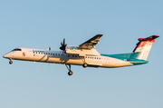 Luxair Bombardier DHC-8-402Q (LX-LGN) at  Hamburg - Fuhlsbuettel (Helmut Schmidt), Germany