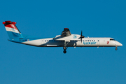 Luxair Bombardier DHC-8-402Q (LX-LGN) at  Hamburg - Fuhlsbuettel (Helmut Schmidt), Germany