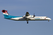 Luxair Bombardier DHC-8-402Q (LX-LGN) at  Hamburg - Fuhlsbuettel (Helmut Schmidt), Germany