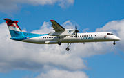 Luxair Bombardier DHC-8-402Q (LX-LGN) at  Hamburg - Fuhlsbuettel (Helmut Schmidt), Germany