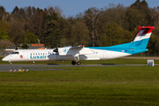 Luxair Bombardier DHC-8-402Q (LX-LGN) at  Hamburg - Fuhlsbuettel (Helmut Schmidt), Germany