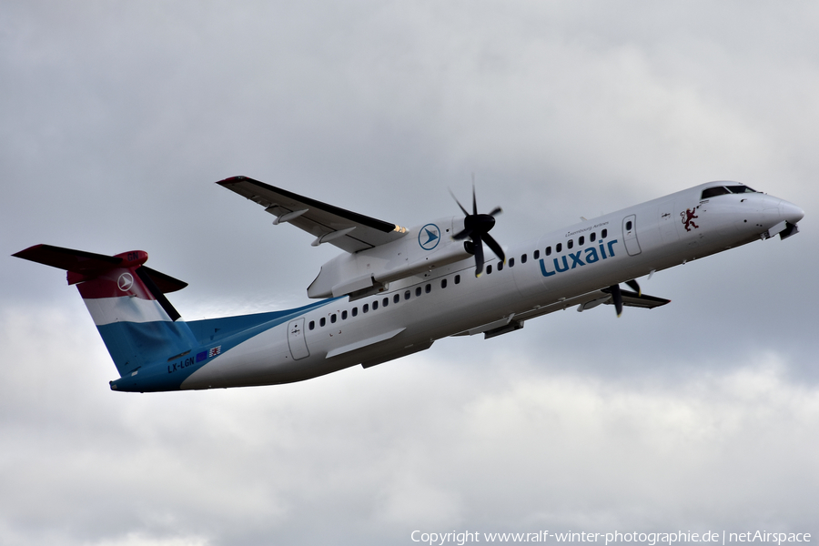 Luxair Bombardier DHC-8-402Q (LX-LGN) | Photo 565014