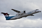 Luxair Bombardier DHC-8-402Q (LX-LGN) at  Luxembourg - Findel, Luxembourg