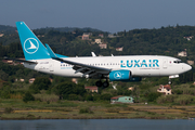 Luxair Boeing 737-7C9 (LX-LGR) at  Corfu - International, Greece
