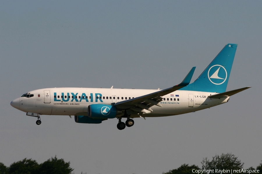 Luxair Boeing 737-7C9 (LX-LGR) | Photo 555944