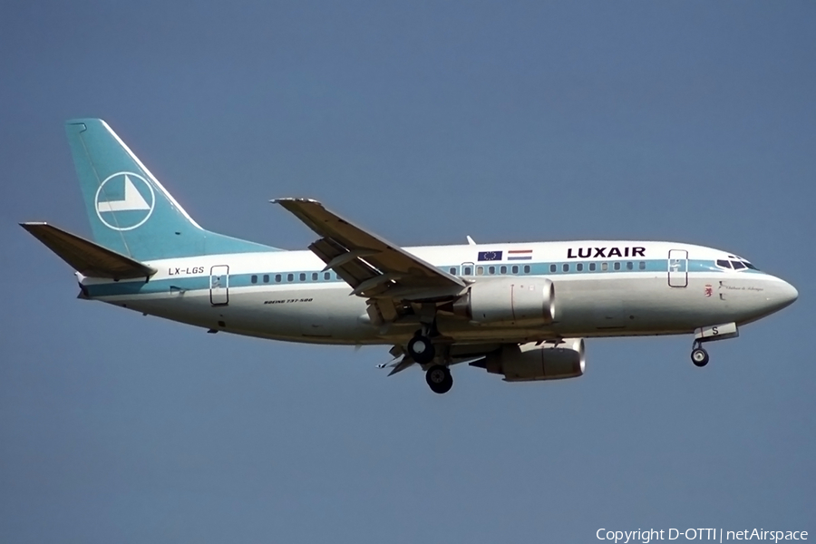 Luxair Boeing 737-528 (LX-LGS) | Photo 262056