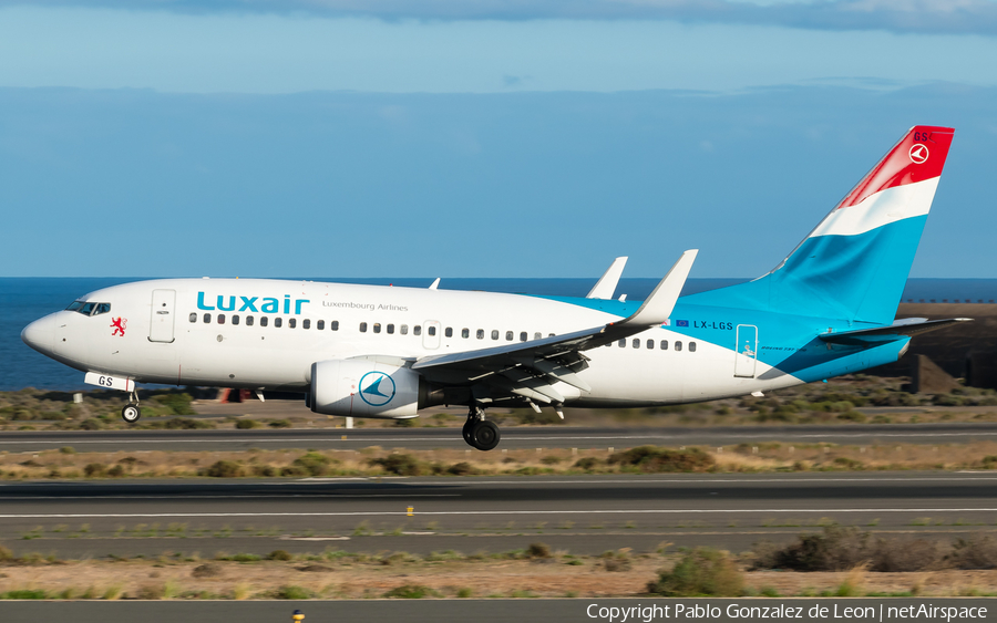 Luxair Boeing 737-528 (LX-LGS) | Photo 337048