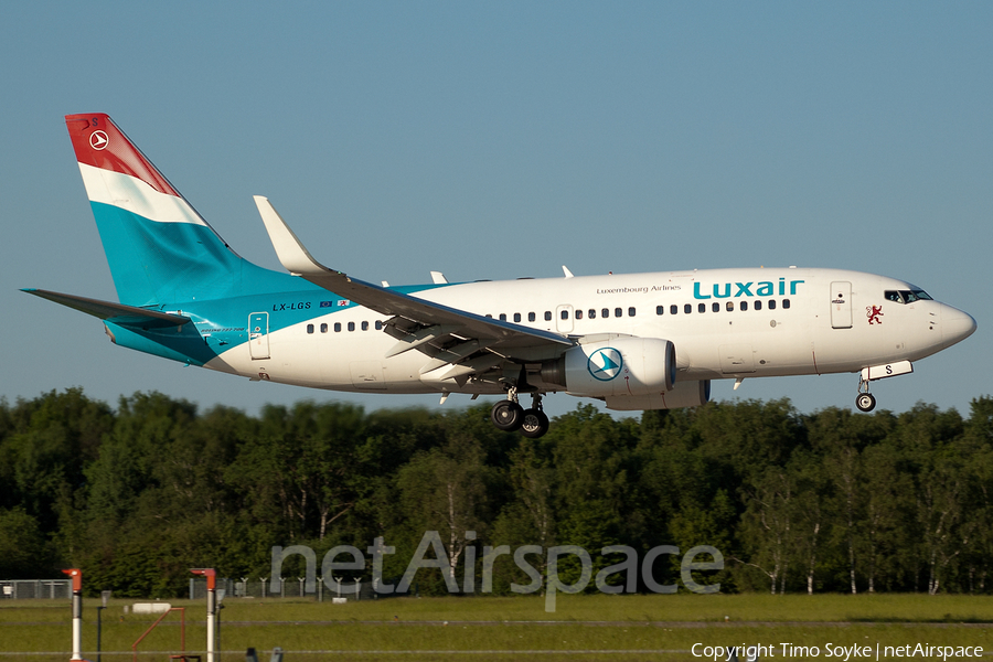Luxair Boeing 737-7C9 (LX-LGS) | Photo 46977