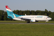 Luxair Boeing 737-7C9 (LX-LGS) at  Hamburg - Fuhlsbuettel (Helmut Schmidt), Germany