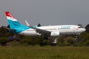 Luxair Boeing 737-7C9 (LX-LGS) at  Hamburg - Fuhlsbuettel (Helmut Schmidt), Germany