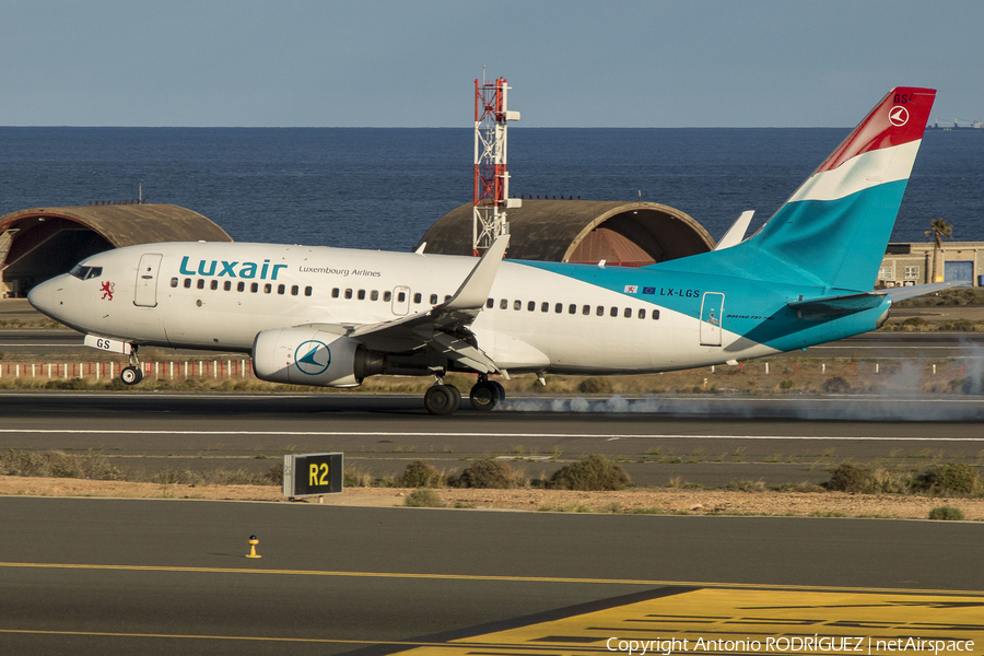 Luxair Boeing 737-7C9 (LX-LGS) | Photo 279661