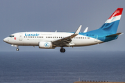 Luxair Boeing 737-7C9 (LX-LGS) at  Gran Canaria, Spain