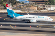 Luxair Boeing 737-7C9 (LX-LGS) at  Gran Canaria, Spain