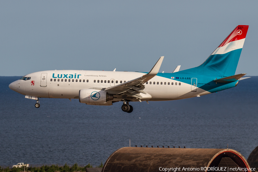 Luxair Boeing 737-7C9 (LX-LGS) | Photo 484124