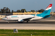 Luxair Boeing 737-7C9 (LX-LGS) at  Luqa - Malta International, Malta