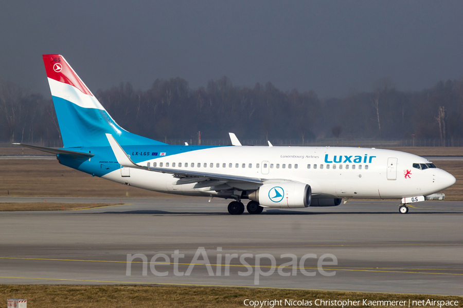 Luxair Boeing 737-7C9 (LX-LGS) | Photo 161142