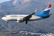 Luxair Boeing 737-7C9 (LX-LGS) at  Tenerife Sur - Reina Sofia, Spain