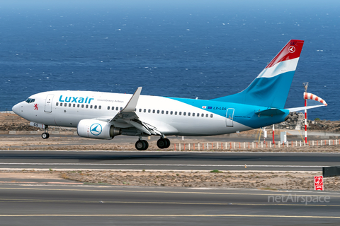 Luxair Boeing 737-7C9 (LX-LGS) at  Tenerife Sur - Reina Sofia, Spain