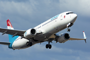 Luxair Boeing 737-8C9 (LX-LGU) at  Lanzarote - Arrecife, Spain