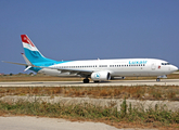 Luxair Boeing 737-8C9 (LX-LGU) at  Rhodes, Greece