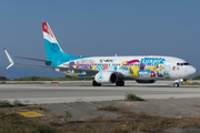 Luxair Boeing 737-8C9 (LX-LGU) at  Rhodes, Greece