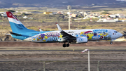 Luxair Boeing 737-8C9 (LX-LGU) at  Tenerife Sur - Reina Sofia, Spain