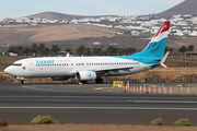 Luxair Boeing 737-8C9 (LX-LGV) at  Lanzarote - Arrecife, Spain