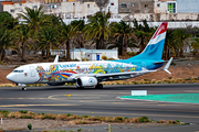 Luxair Boeing 737-8C9 (LX-LGV) at  Gran Canaria, Spain