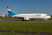 Luxair Boeing 737-8C9 (LX-LGV) at  Luxembourg - Findel, Luxembourg