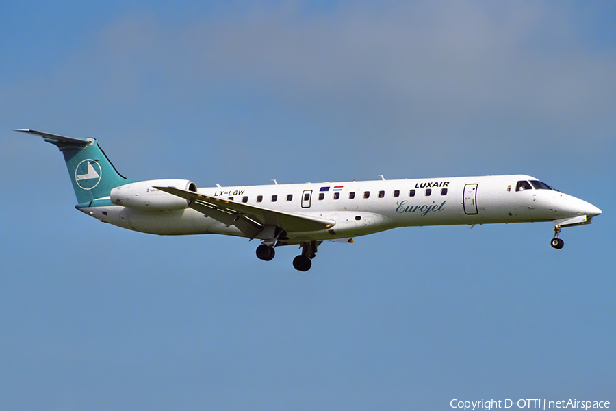 Luxair Embraer ERJ-145LU (LX-LGW) | Photo 488208