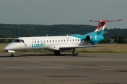 Luxair Embraer ERJ-145LU (LX-LGW) at  Saarbrucken, Germany