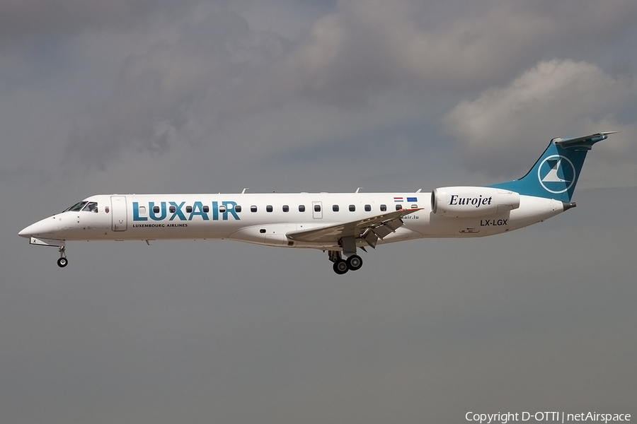 Luxair Embraer ERJ-145LU (LX-LGX) | Photo 164470