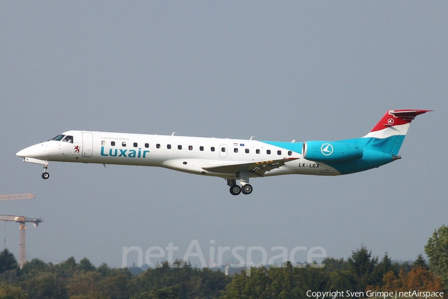 Luxair Embraer ERJ-145LU (LX-LGX) | Photo 32549