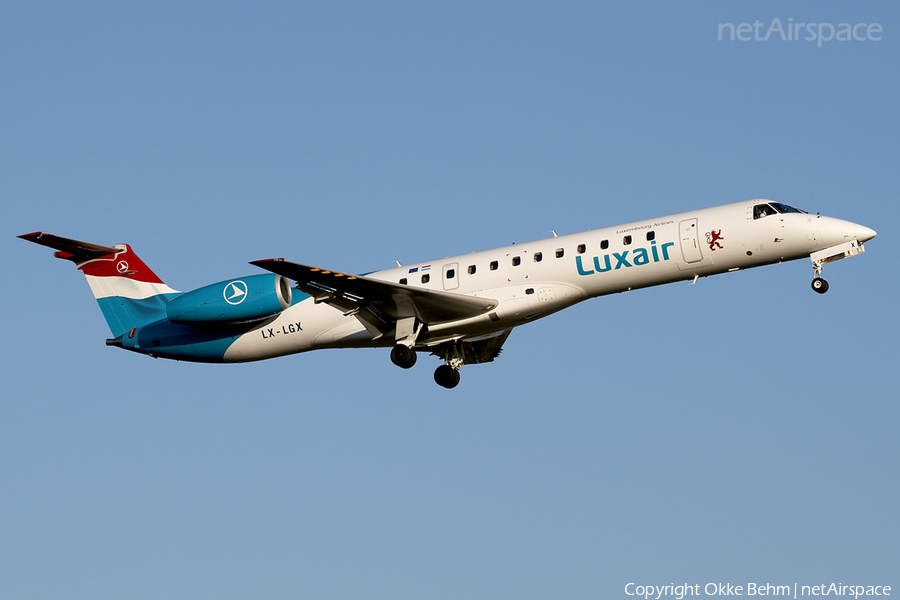 Luxair Embraer ERJ-145LU (LX-LGX) | Photo 42036