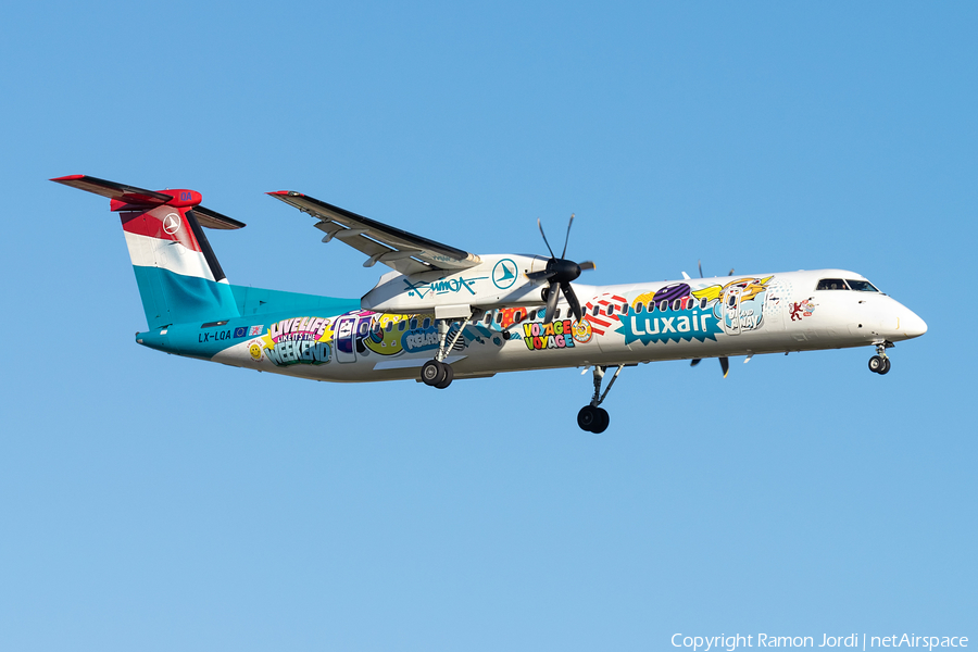 Luxair Bombardier DHC-8-402Q (LX-LQA) | Photo 505545