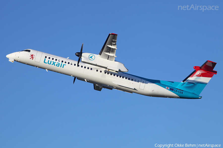 Luxair Bombardier DHC-8-402Q (LX-LQA) | Photo 49550