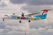 Luxair Bombardier DHC-8-402Q (LX-LQA) at  Hamburg - Fuhlsbuettel (Helmut Schmidt), Germany