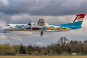 Luxair Bombardier DHC-8-402Q (LX-LQA) at  Hamburg - Fuhlsbuettel (Helmut Schmidt), Germany