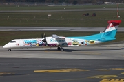 Luxair Bombardier DHC-8-402Q (LX-LQA) at  Hamburg - Fuhlsbuettel (Helmut Schmidt), Germany